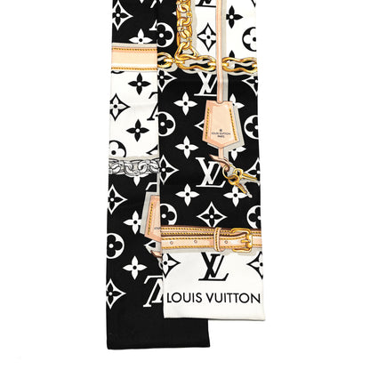 Louis Vuitton Silk Monogram Confidential Bandeau Black 2 of 4