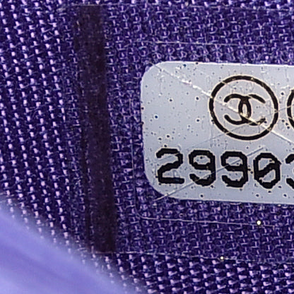 Chanel Caviar Quilted Incognito Card Holder Purple 8 of 14
