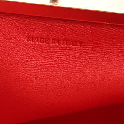 Celine Supple Calfskin Cube Frame Bag Syrah 6 of 9