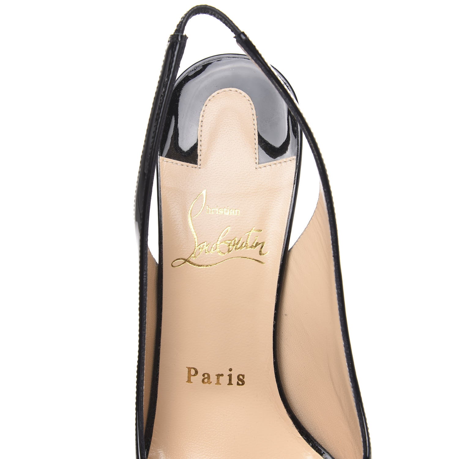 Christian Louboutin Patent Private Number 120 Pumps 35.5 Black 6 of 9