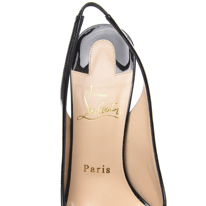 Christian Louboutin Patent Private Number 120 Pumps 35.5 Black 6 of 9