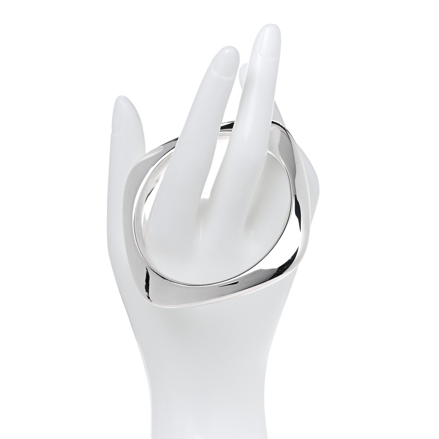 Tiffany Sterling Silver Square Bangle Bracelet 2 of 6