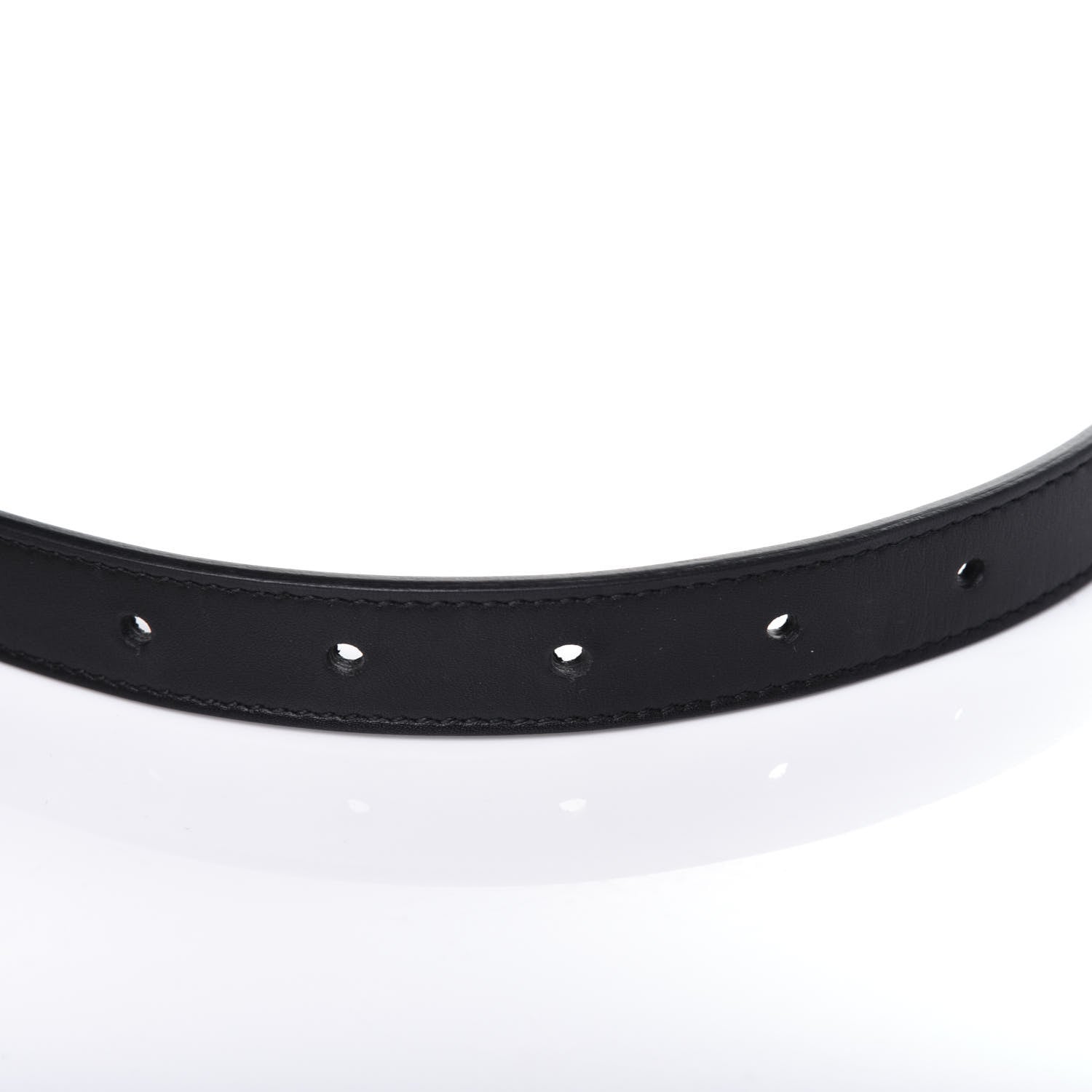 Gucci Calfskin Double G 20mm Belt 85 34 Black 7 of 8