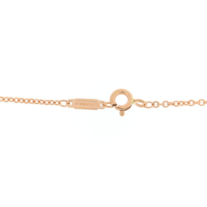 Tiffany 18K Rose Gold Return To Tiffany Heart Key Pendant Necklace 4 of 6