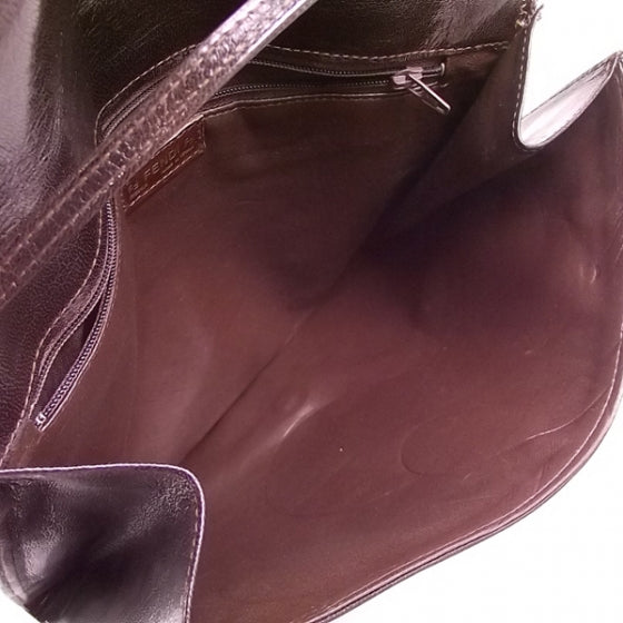 Leather Flap Cross Body Bag