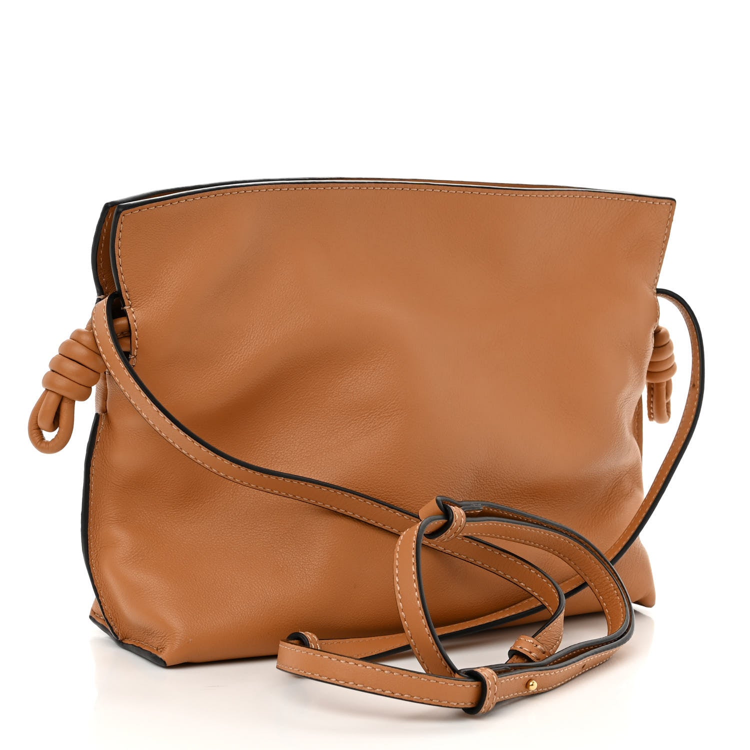 Loewe Nappa Flamenco Knot Clutch Warm Desert 3 of 9