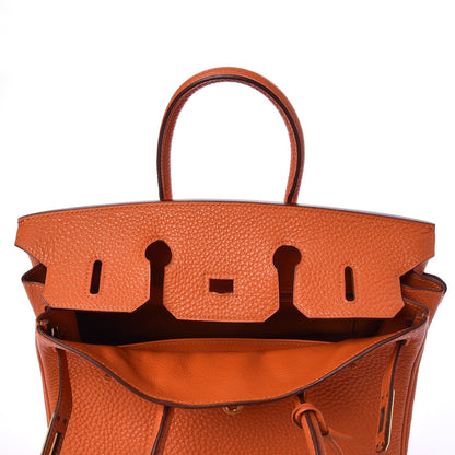 Hermes Togo Birkin 25 Orange 7 of 33