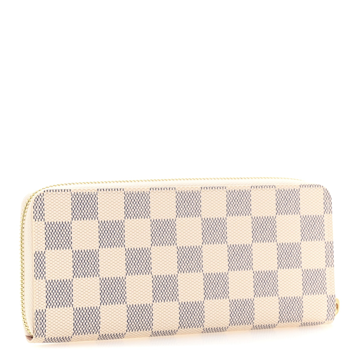 Damier Azur Clemence Wallet Rose Ballerine