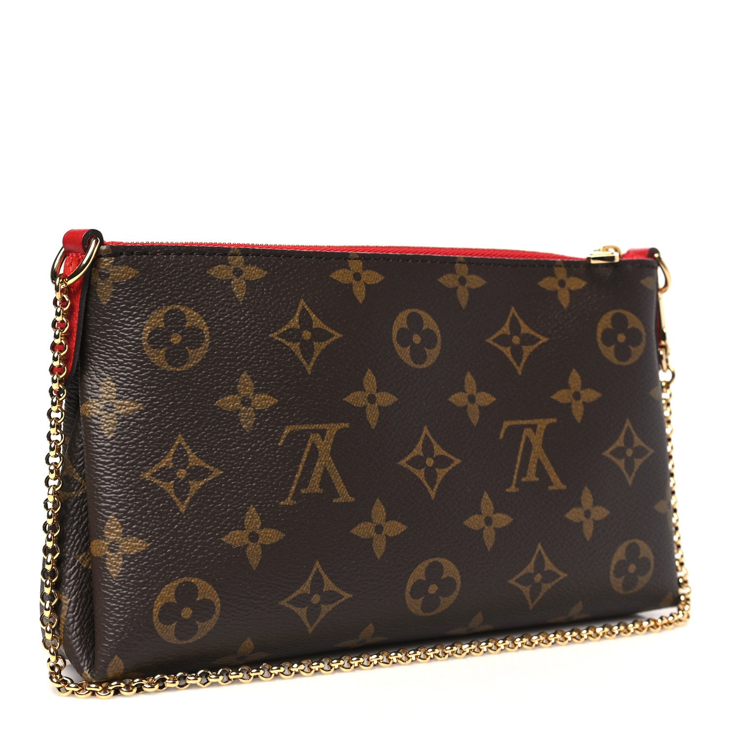 Louis Vuitton Monogram Pallas Clutch Cherry 3 of 9