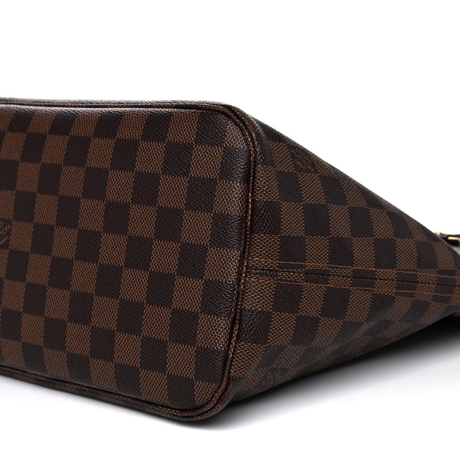 Louis Vuitton Damier Ebene Neo Neverfull MM Rose Ballerine 10 of 17