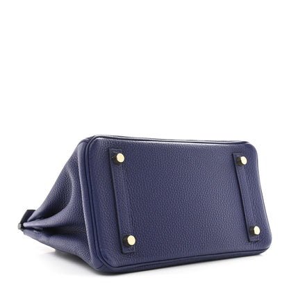Hermes Togo Birkin 25 Bleu Encre 4 of 12