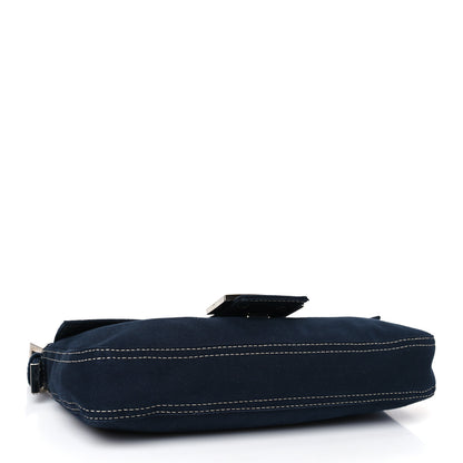 Fendi Denim Baguette Blue 4 of 8