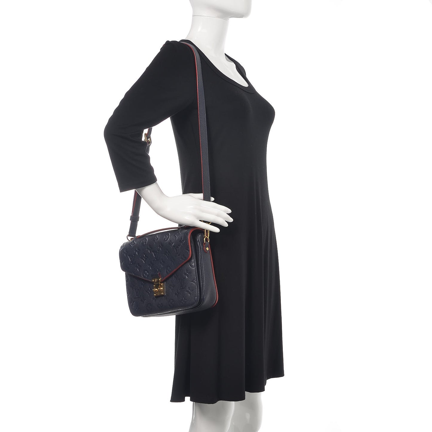Empreinte Pochette Metis Marine Rouge