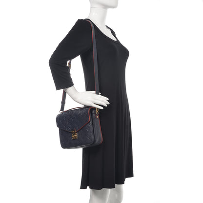 Louis Vuitton Empreinte Pochette Metis Marine Rouge 2 of 12