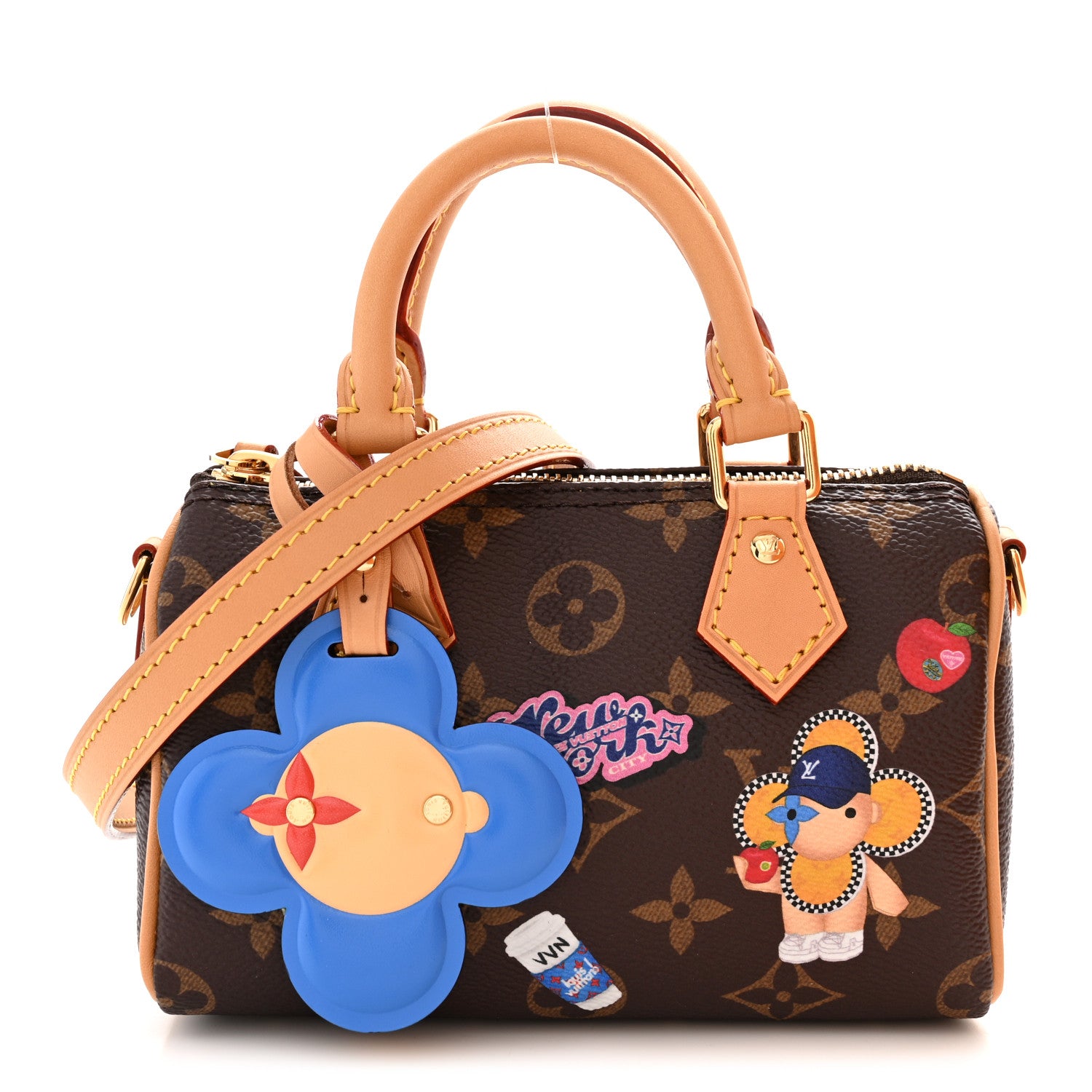 Louis Vuitton Monogram 57th Street NYC Nano Speedy Yellow Cab 1 of 9