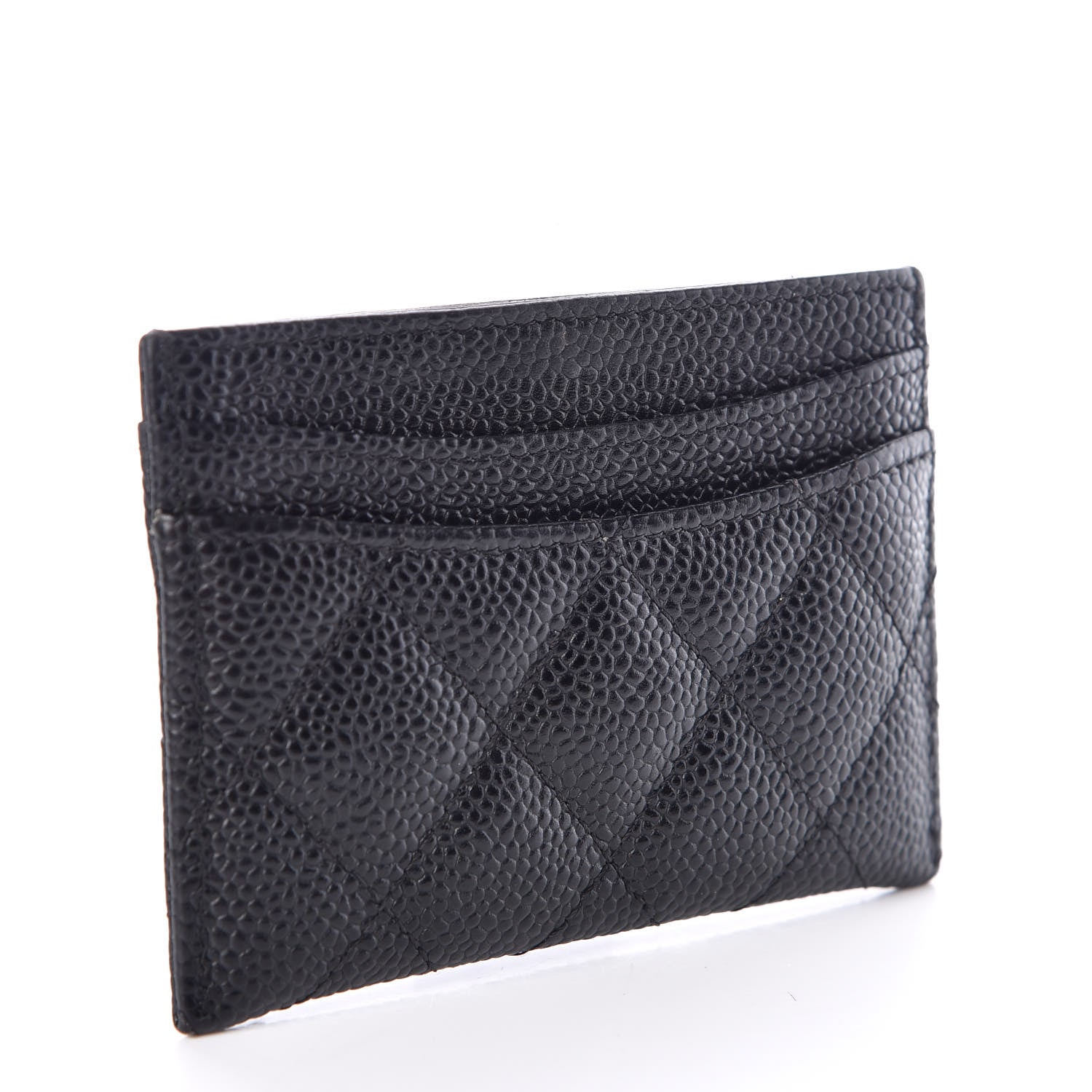 Chanel Caviar Quilted Card Holder Black 3 of 9