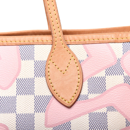 Louis Vuitton Damier Azur Tahitienne Neverfull MM 21 of 27