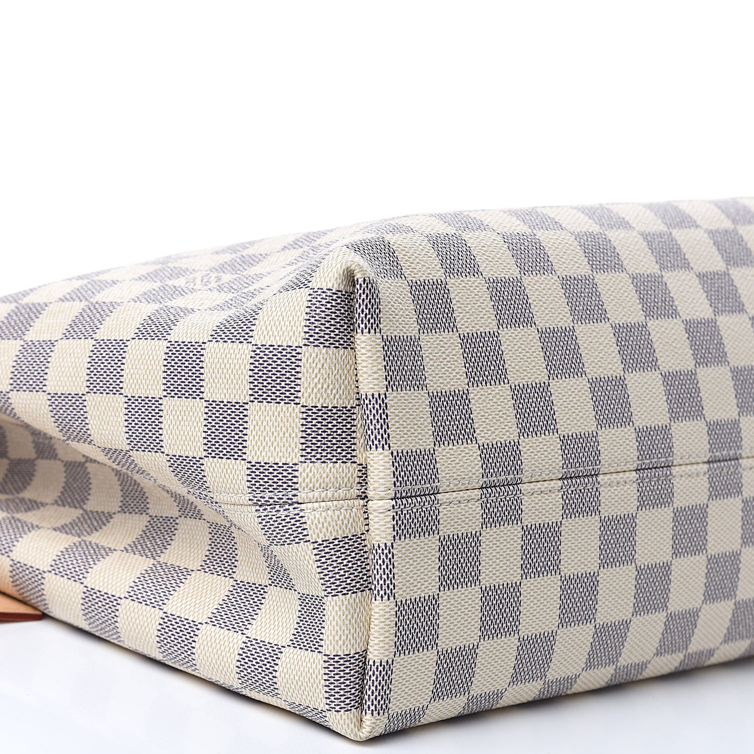 Louis Vuitton Damier Azur Graceful MM Rose Ballerine 8 of 11