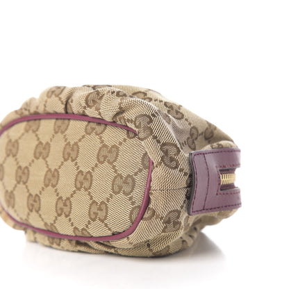 Gucci Monogram Medium Bamboo Cosmetic Case Bordeaux 6 of 9