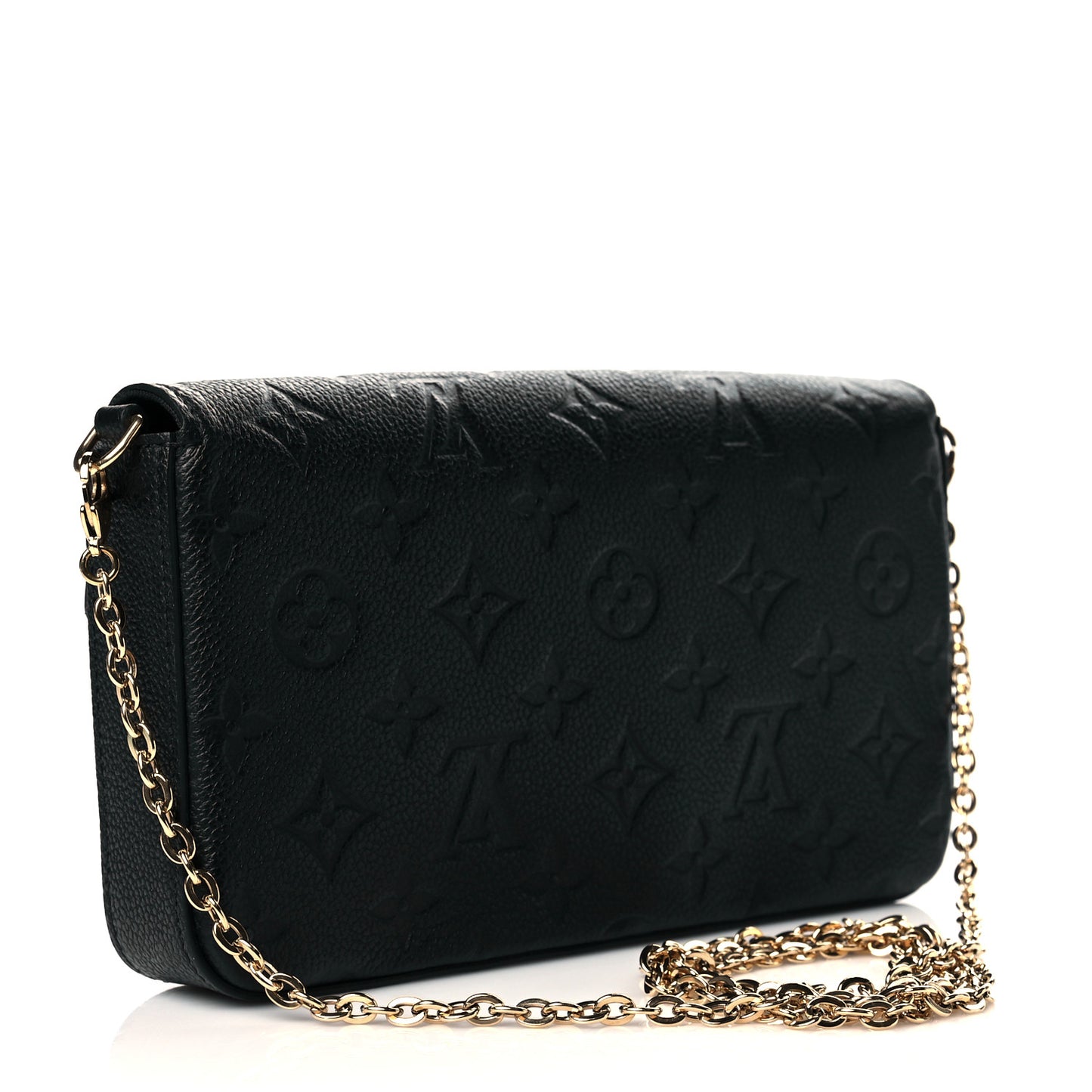 Empreinte Pochette Felicie Chain Wallet Black