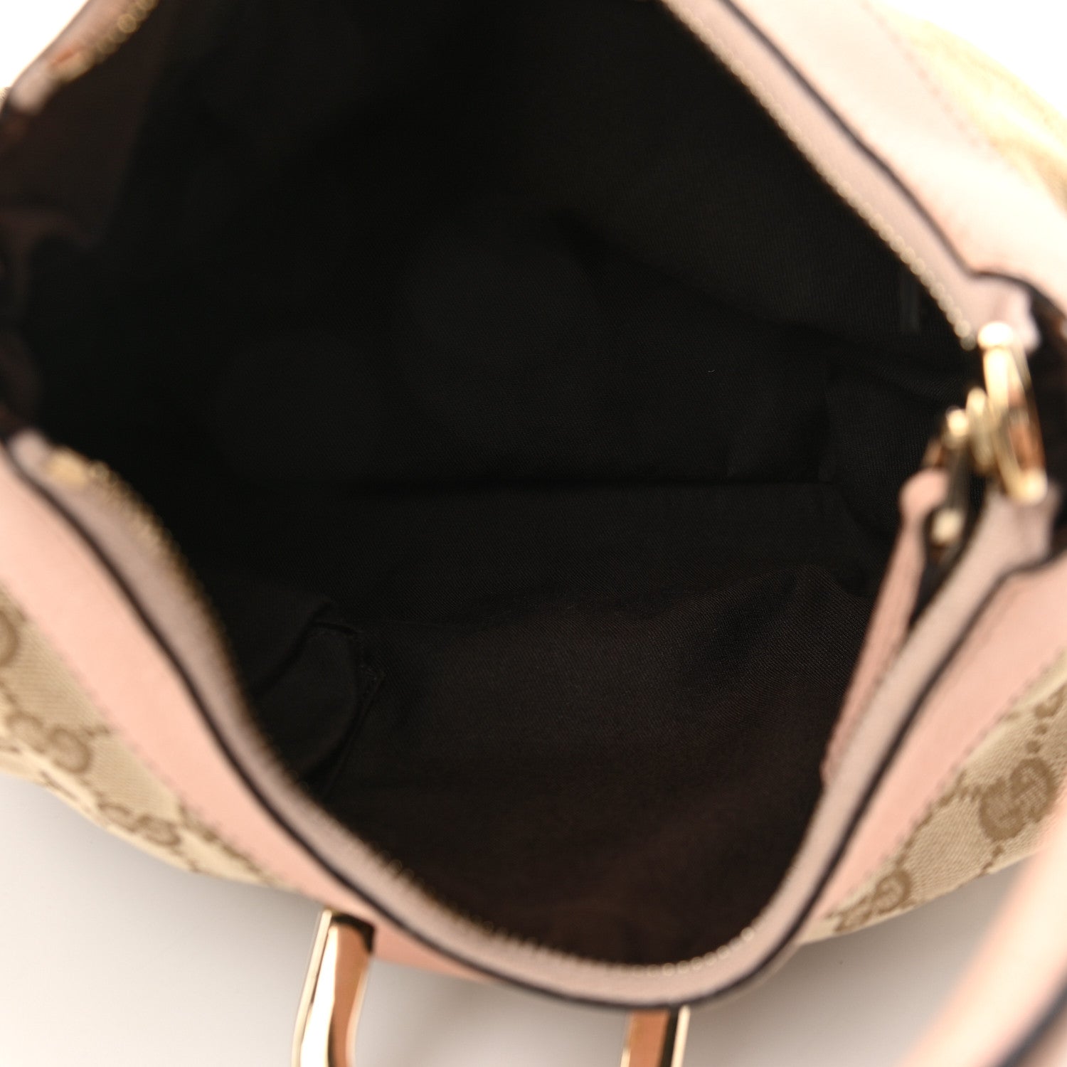 Gucci Monogram Medium D Gold Ring Hobo Pink 5 of 13
