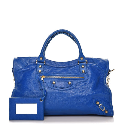 Balenciaga Agneau Giant 12 Gold Hardware City Bleu Lazuli 1 of 8