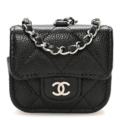 Chanel Caviar Quilted Airpods Pro Case Black 1 of 7