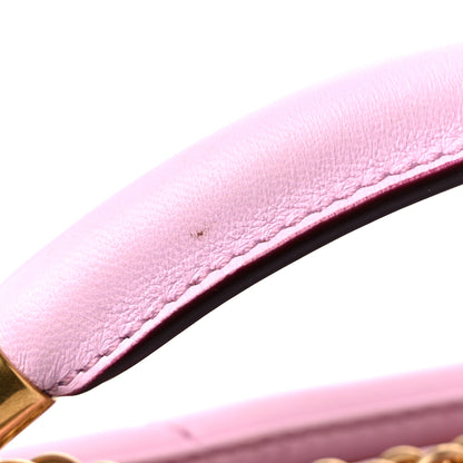 Valentino Garavani Nappa Mini Roman Stud The Handle Bag Pink Borealis 12 of 12