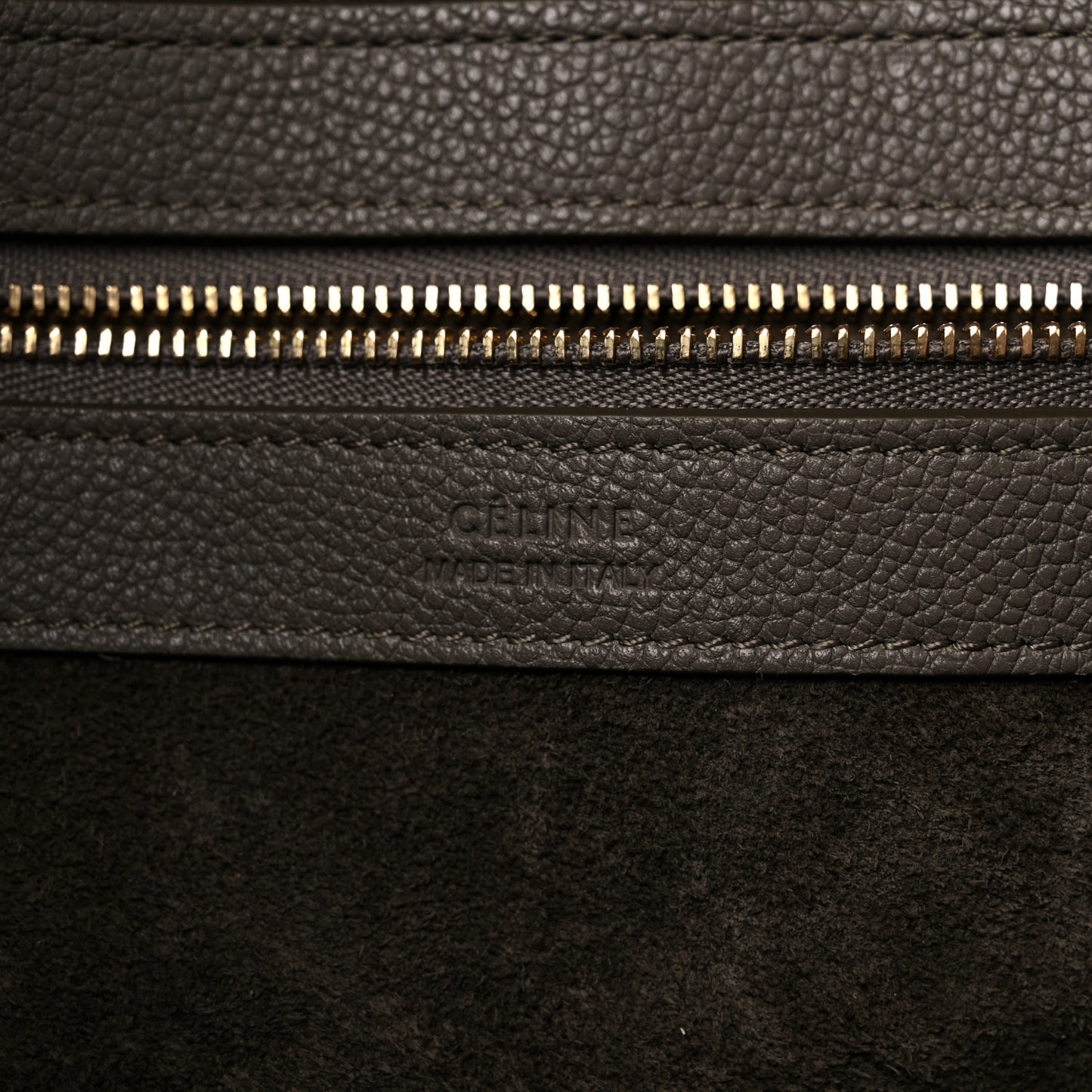 Soft Grained Calfskin Small Belt Cabas Phantom Taupe