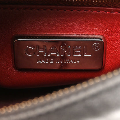 Chanel Metallic Snakeskin Small Gabrielle Hobo Pewter 6 of 12