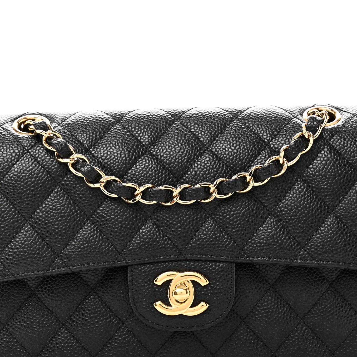 Chanel Caviar Quilted Small Double Flap Black 8 of 11