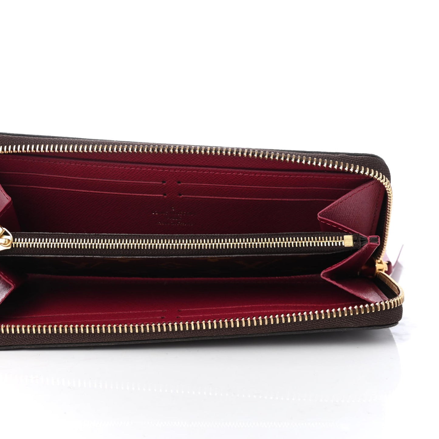 Monogram Clemence Wallet Fuchsia