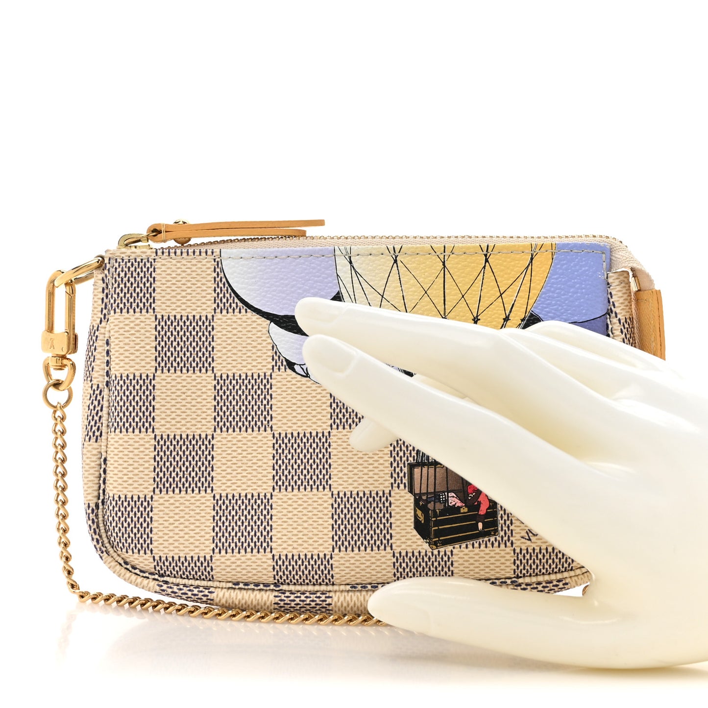 Damier Azur Illustre Mini Pochette Accessories