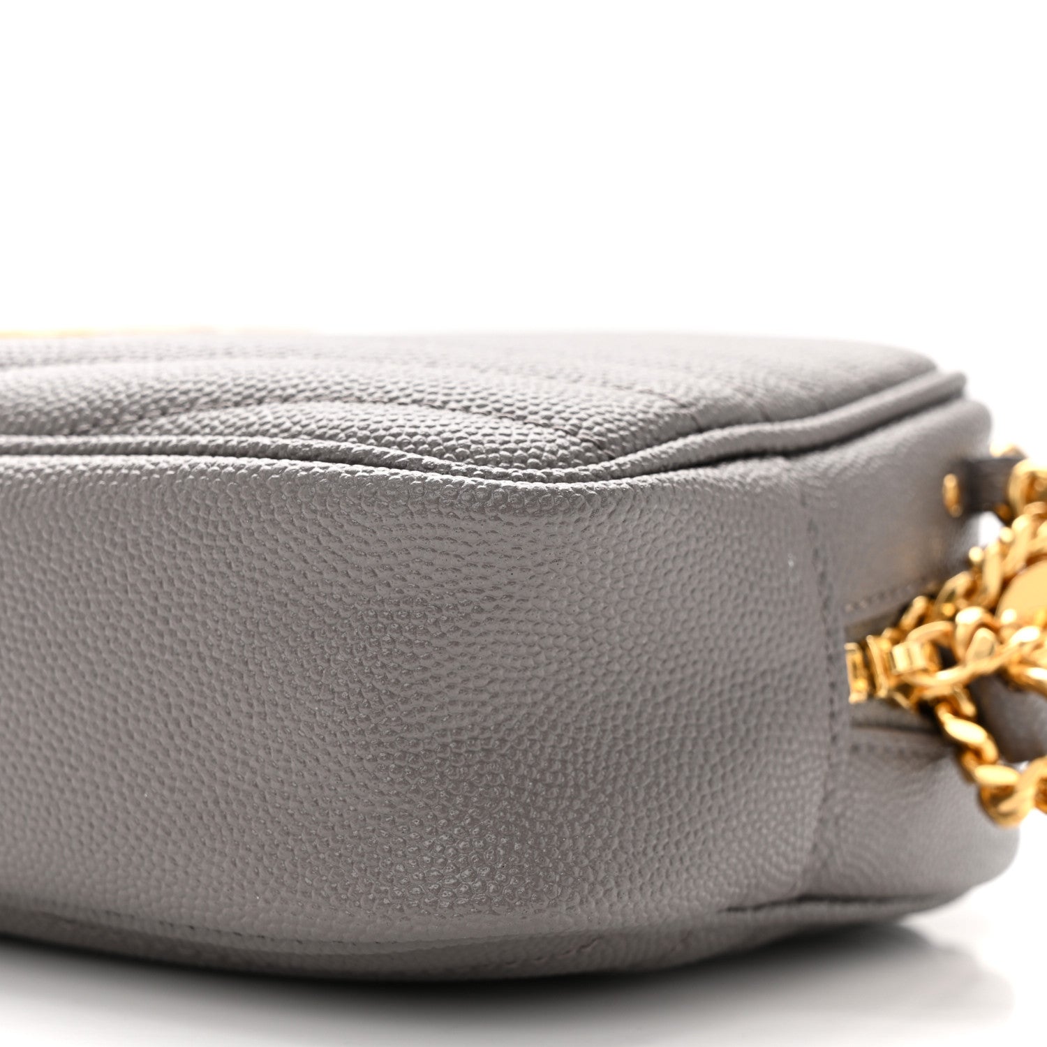 Saint Laurent Grain De Poudre Matelasse Monogram Mini Lou Camera Bag Fog 10 of 11