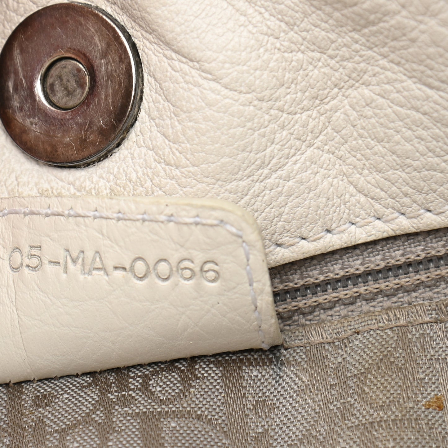 Calfskin Braided Gaucho Double Saddle Bag White