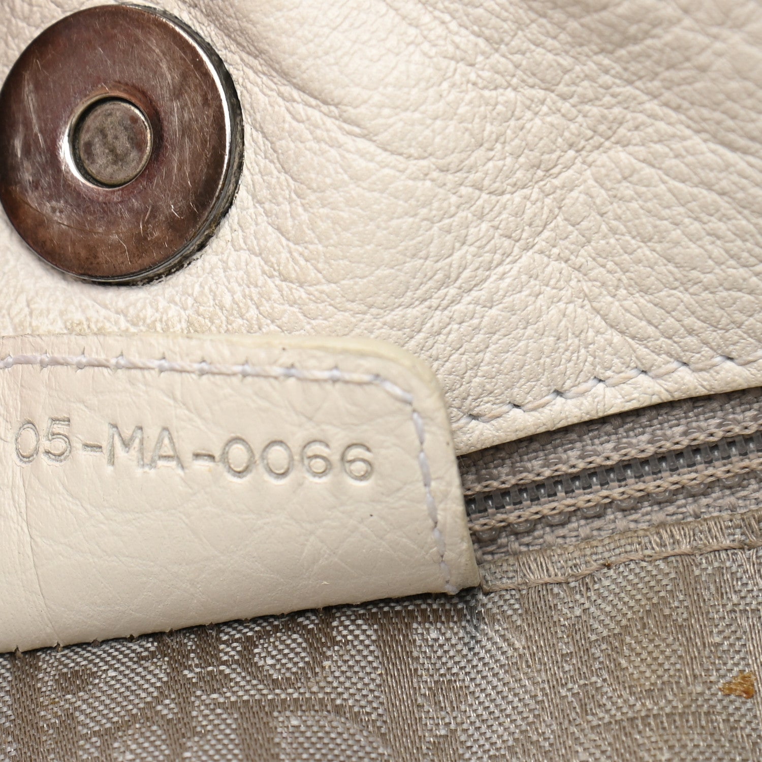 Christian Dior Calfskin Braided Gaucho Double Saddle Bag White 7 of 17
