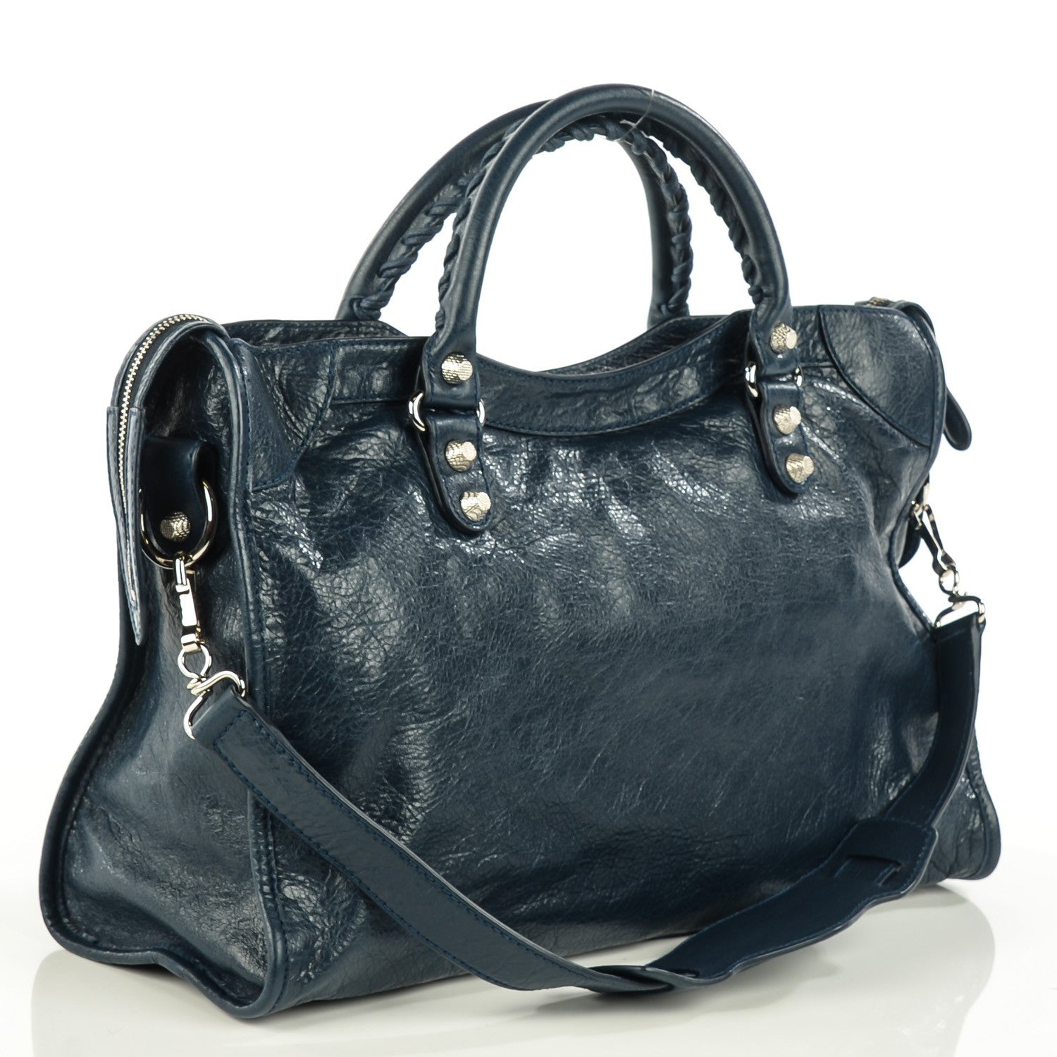 Balenciaga Agneau Giant 12 Silver Hardware City Bleu Obscur 5 of 11