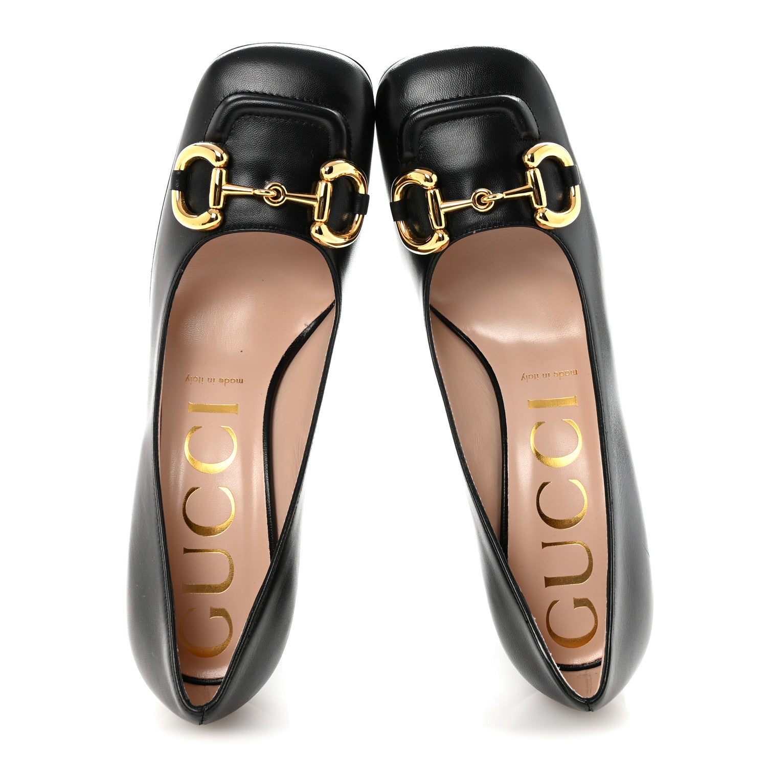 Gucci Malaga Kid Horsebit 75mm Pumps 37.5 Black 2 of 10