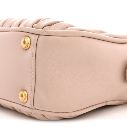 Miu Miu Nappa Matelasse Arcadie Top Handle Bag Cameo Powder Pink 9 of 15