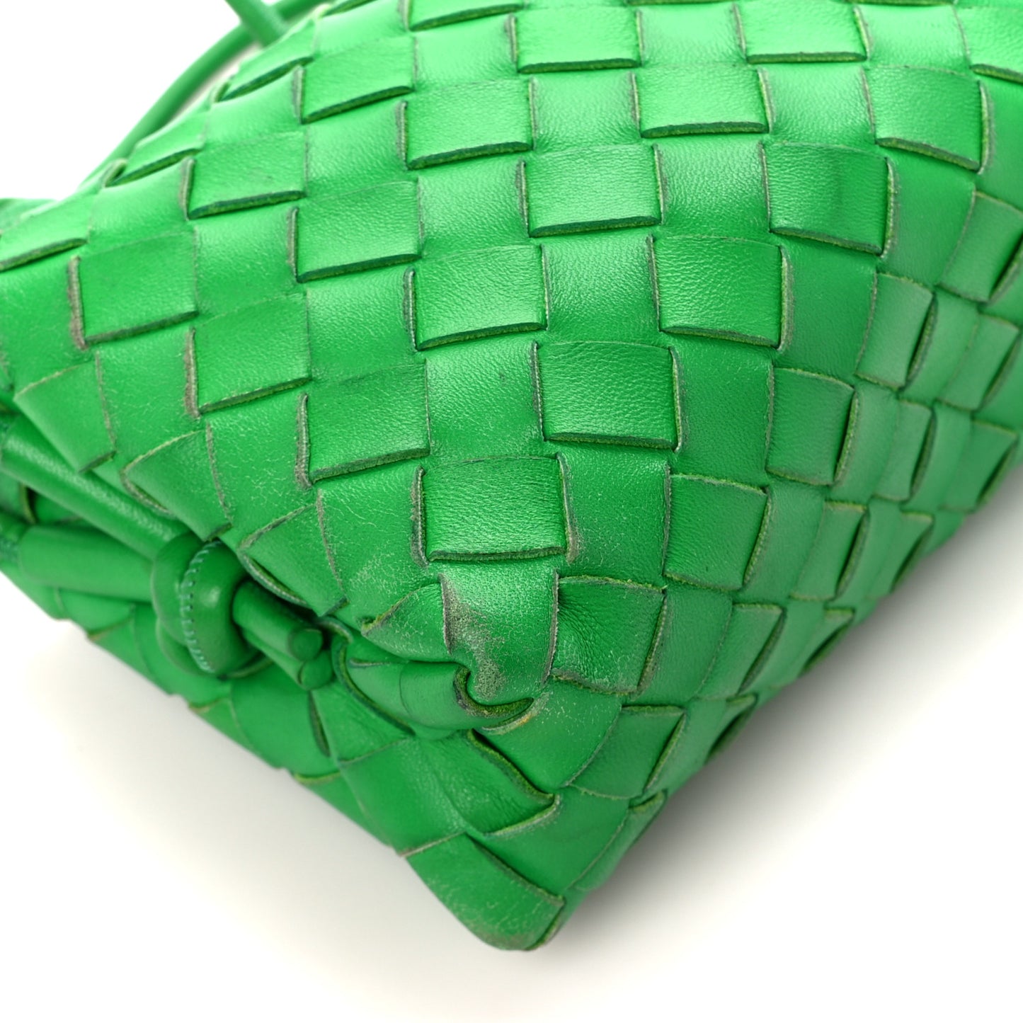 Nappa Intrecciato Mini Loop Camera Bag Parakeet