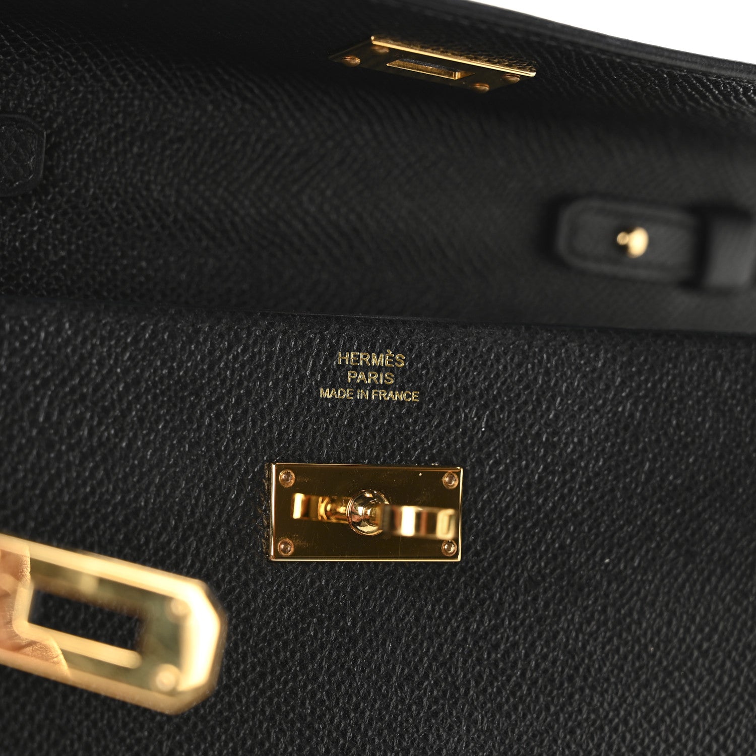 Hermes Epsom Kelly Wallet To Go Black 6 of 11