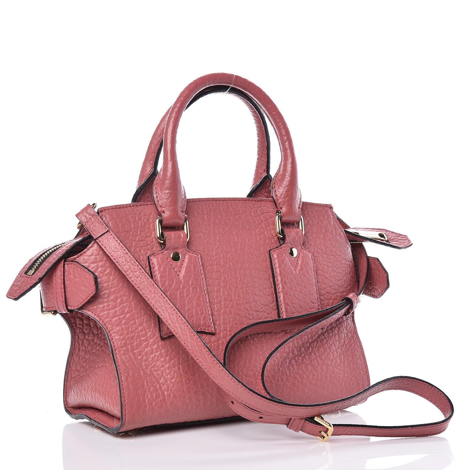 Burberry Signature Grain Small Clifton Bag Antique Rose 3 of 11