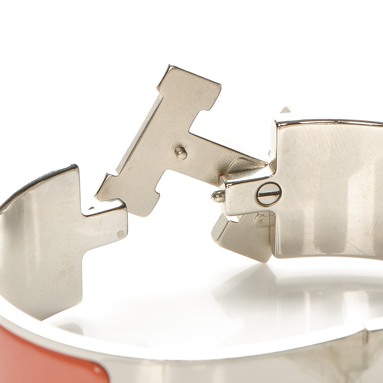Hermes Enamel Wide Clic Clac H Bracelet GM Orange Fruite 5 of 5
