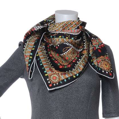 Hermes Silk Parures Des Maharajas Scarf 90 3 of 8