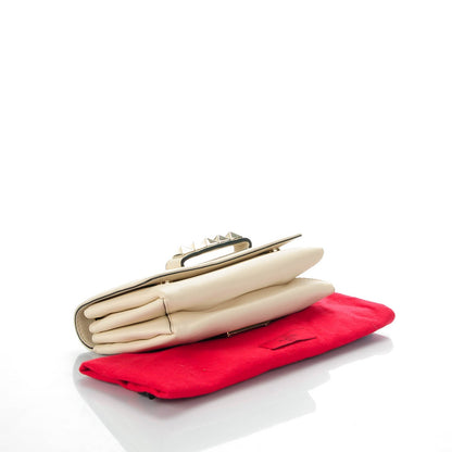 Valentino Garavani Nappa Va Va Voom Shoulder Bag Beige 4 of 7