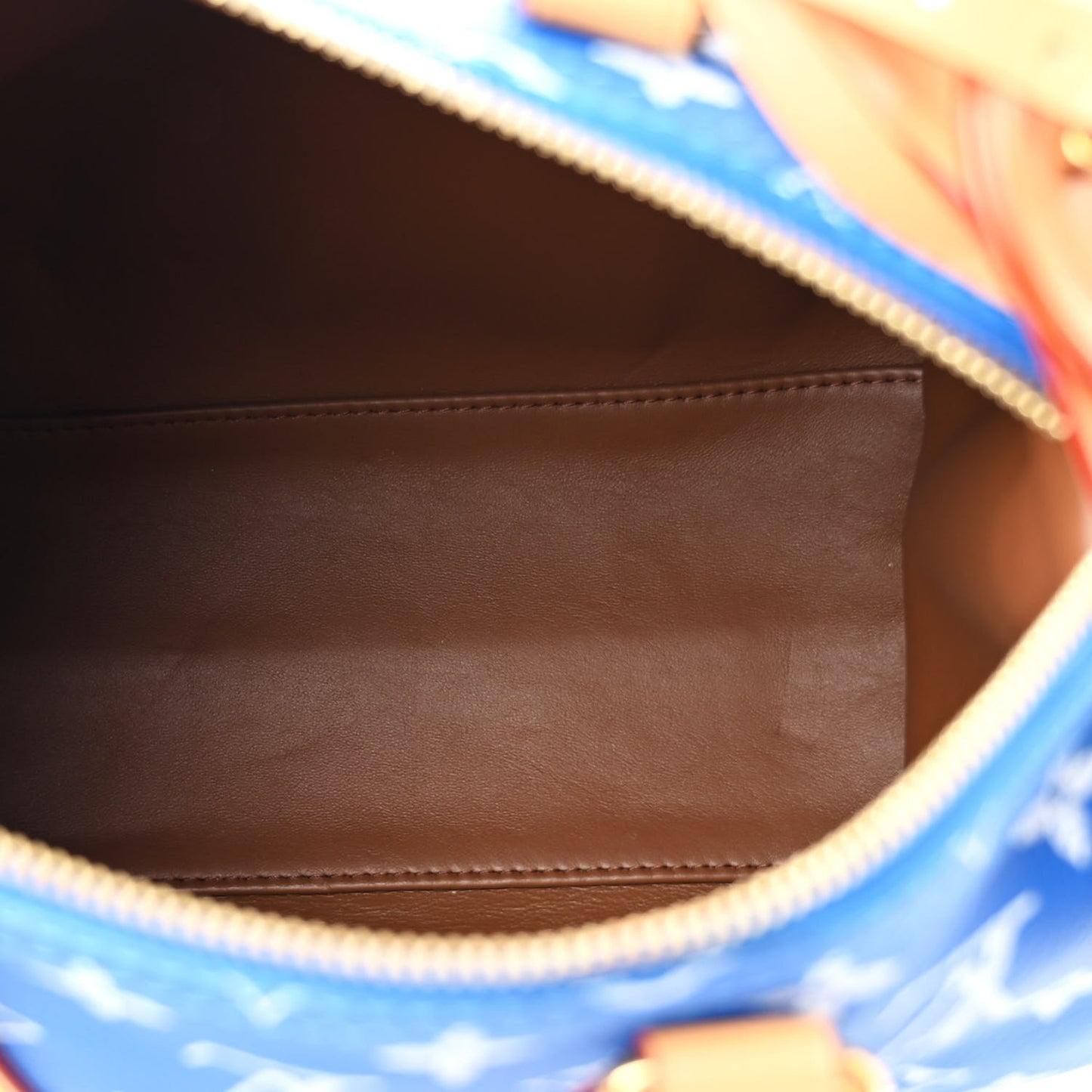 Calfskin Monogram Speedy P9 Bandouliere 25 Blue