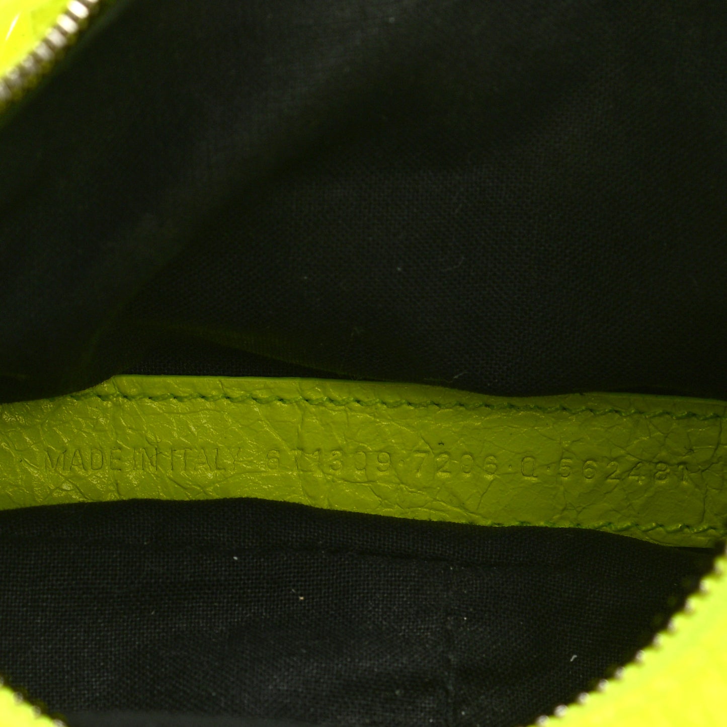Agneau Arena Le Cagole Shoulder Bag XS Fluo Yellow