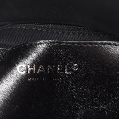 Chanel Iridescent Calfskin Medium Just Mademoiselle Bowler Black 6 of 11