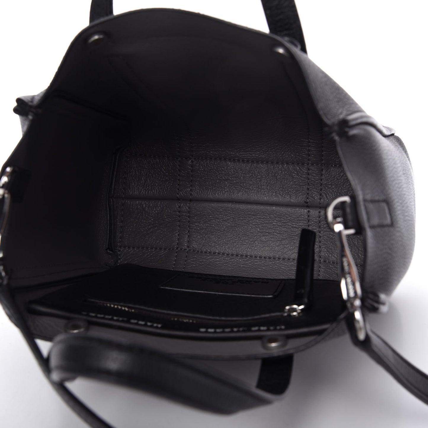 Grained Calfskin The Tag 21 Tote Black