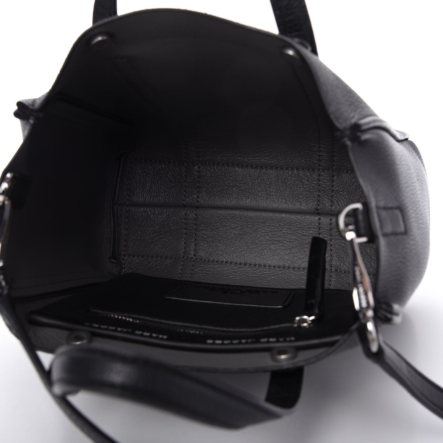 Marc Jacobs Grained Calfskin The Tag 21 Tote Black 5 of 13